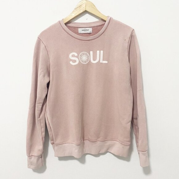 Soulcycle Pink Graphic Sweatshirt Size Small - Picture 1 of 4